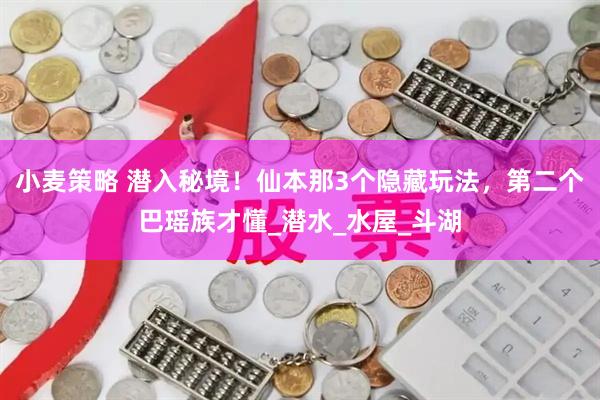 小麦策略 潜入秘境！仙本那3个隐藏玩法，第二个巴瑶族才懂_潜水_水屋_斗湖